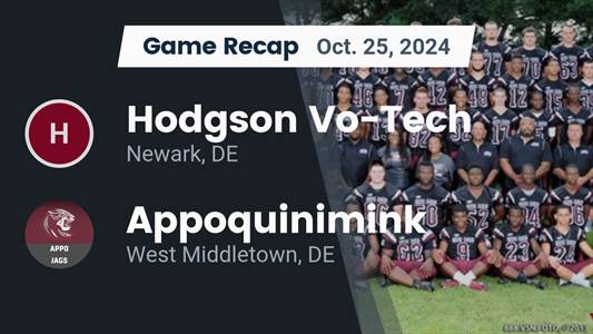 Football Game Preview: Hodgson Vo-Tech Eagles vs. William Penn C