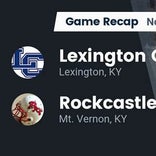 Football Game Recap: Rockcastle County Rockets vs. Lexington Catholic Knights