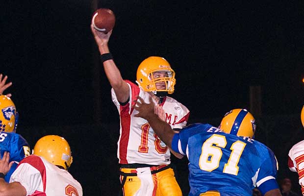 An under-recruited pocket passer, Fales led Palma to an 8-3 record as a senior.