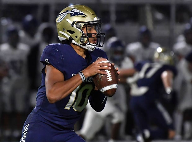 St. John Bosco sophomore quarterback Pierce Clarkson has thrown for more than 400 yards and six touchdowns without an interception. 