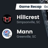 J.L. Mann beats Hillcrest for their second straight win