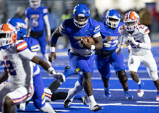 Mississippi Player of the Year Jaeden Hill ran for 200 yards or more in three straight postseason games to close the season, including the Class 7A state championship game. (Photo: Bill Richardson)