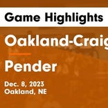 Oakland-Craig vs. Pender