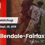 Football Game Recap: Barnwell vs. Allendale-Fairfax