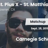 Football Game Recap: Carnegie Schools-Riverside vs. St. Pius X-St. Matthias Academy