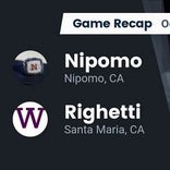 Football Game Preview: Righetti Warriors vs. Nipomo Titans