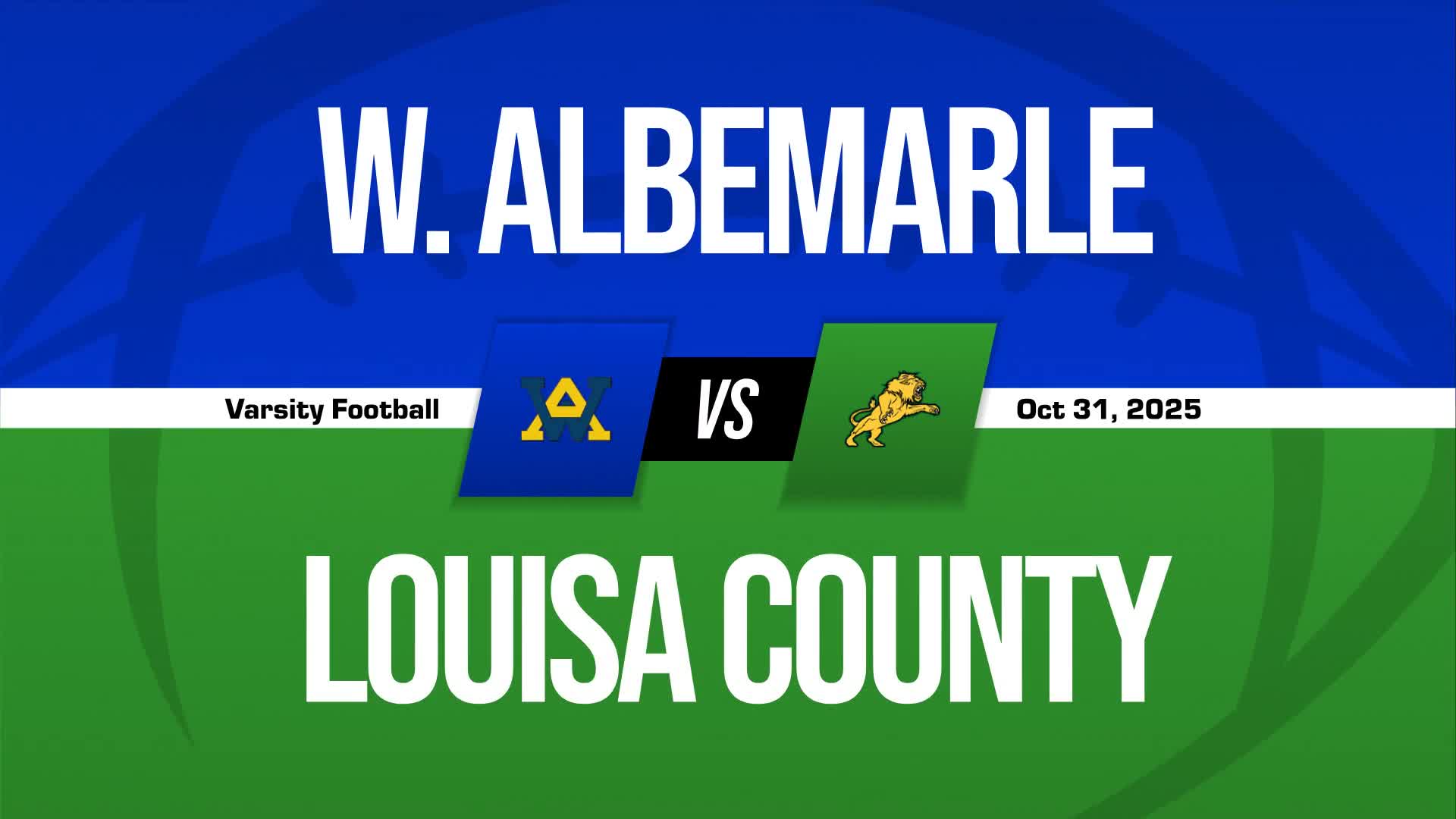 Football Recap: Western Albemarle Piles Up the Points Against Orange County + How To Watch