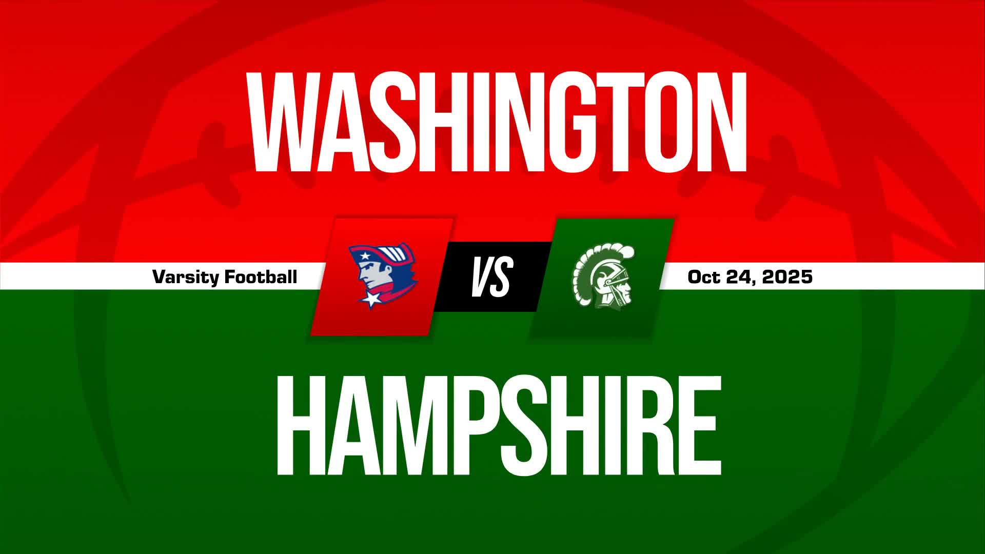 Football Recap: Washington Comes Up Short