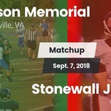 Football Game Recap: Wilson Memorial vs. Jackson