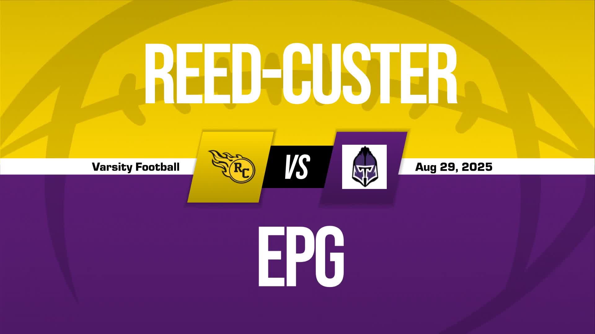 Football Recap: Reed-Custer Find Success + How To Watch