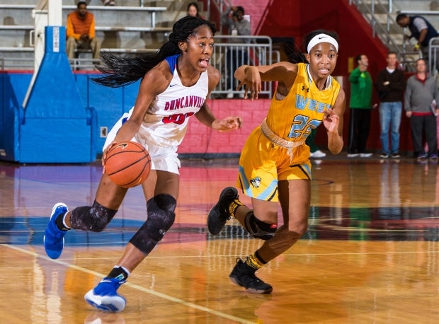 Zarielle Henderson won a pair of state titles in her four years at Duncanville.
