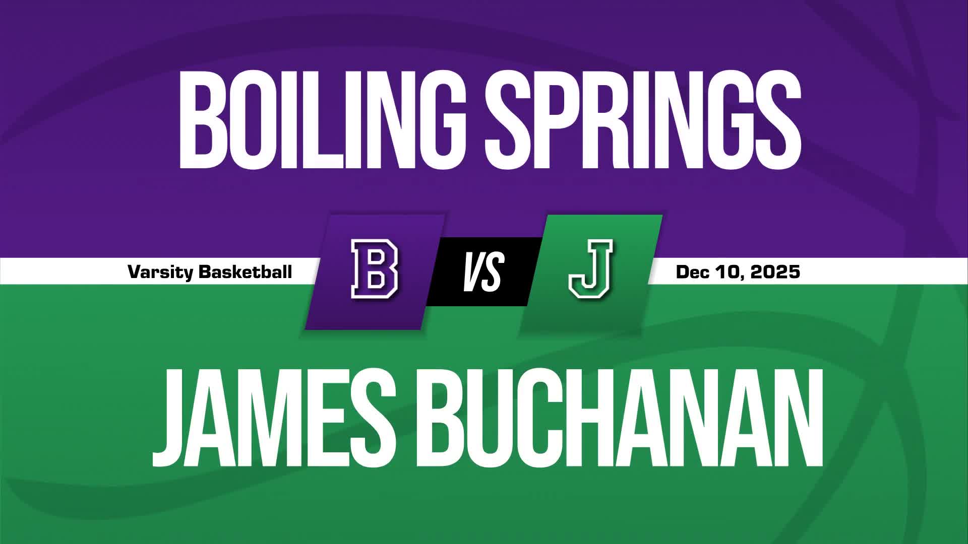Basketball Game Preview: James Buchanan Rockets vs. Big Spring Bulldogs
