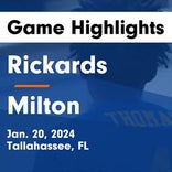 Rickards extends home winning streak to seven