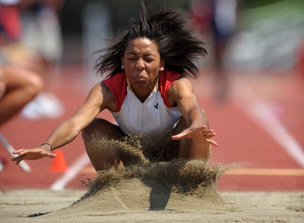 Kendell Williams landed a spot in Barcelona after taking second in the heptathlon. 