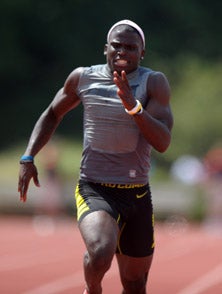 Tyreek Hill completed his sprint 
sweep by taking the 200 on Sunday.