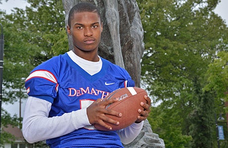 DeMatha's Cam Phillips is one of the top receivers in Maryland heading into the 2013 season.