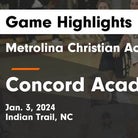 Basketball Game Preview: Concord Academy Eagles vs. Metrolina Christian Academy Warriors