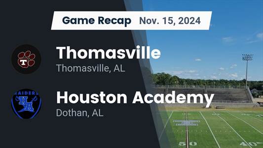 Football Recap: Thomasville Falls Short of Houston Academy in th