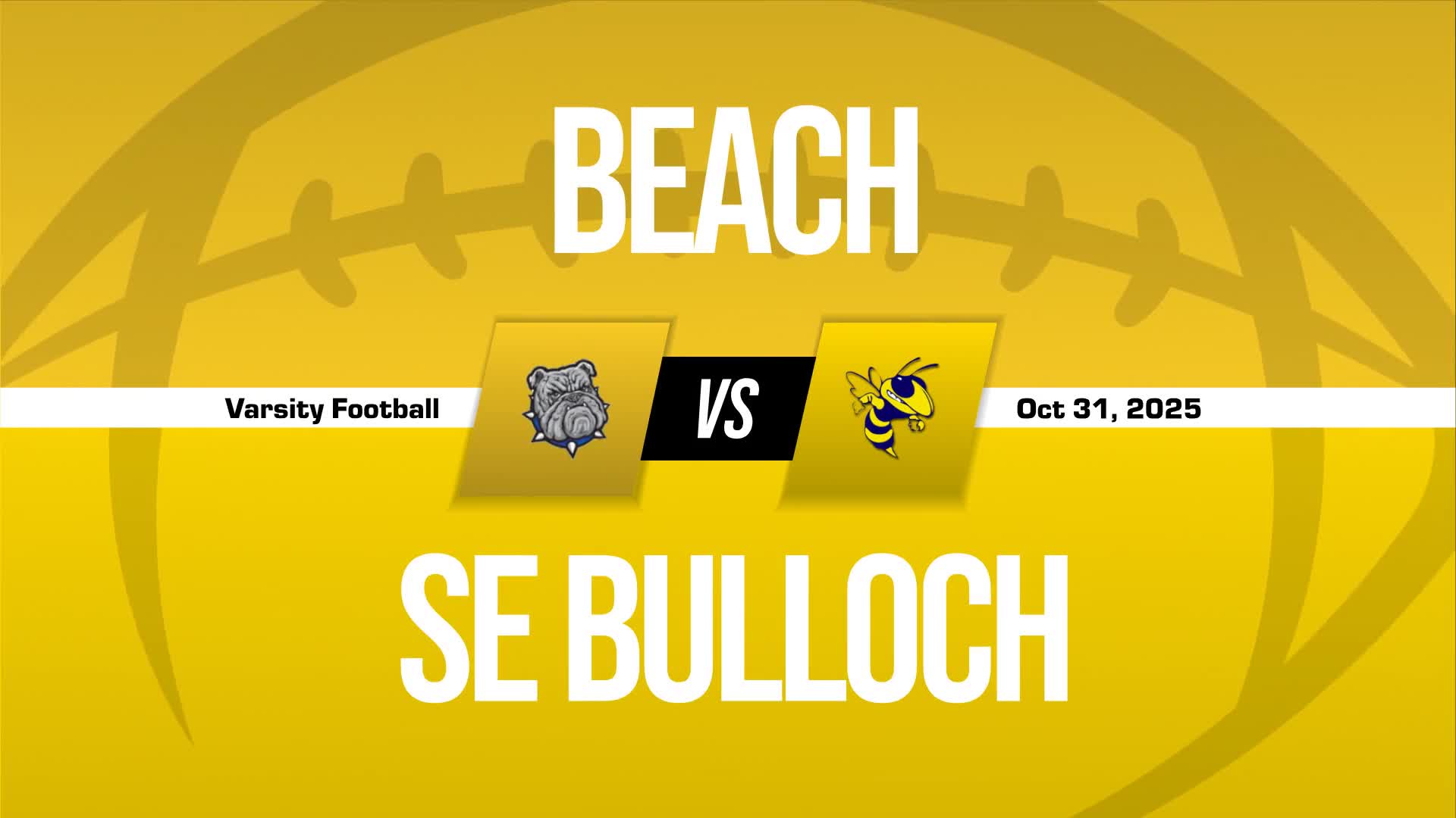 Football Game Preview: Beach Bulldogs vs. West Laurens Raiders