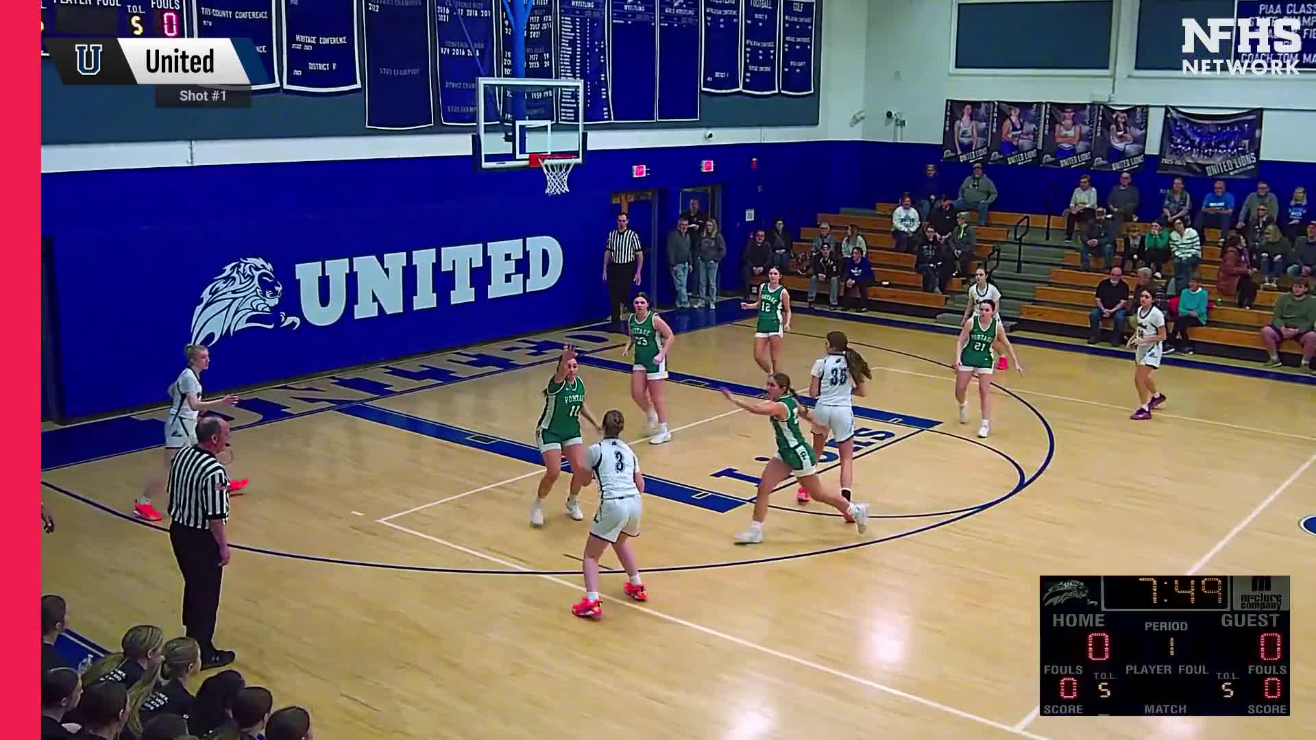 Basketball Recap: Ella Worthington and  Lilly Mcginnis Secure Win for United + How To Watch