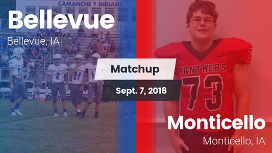 Football Game Recap: Bellevue vs. Monticello