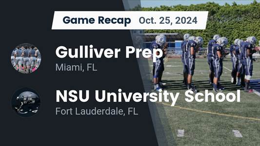 Football Recap: Gulliver Prep Extends Winning Streak to Four