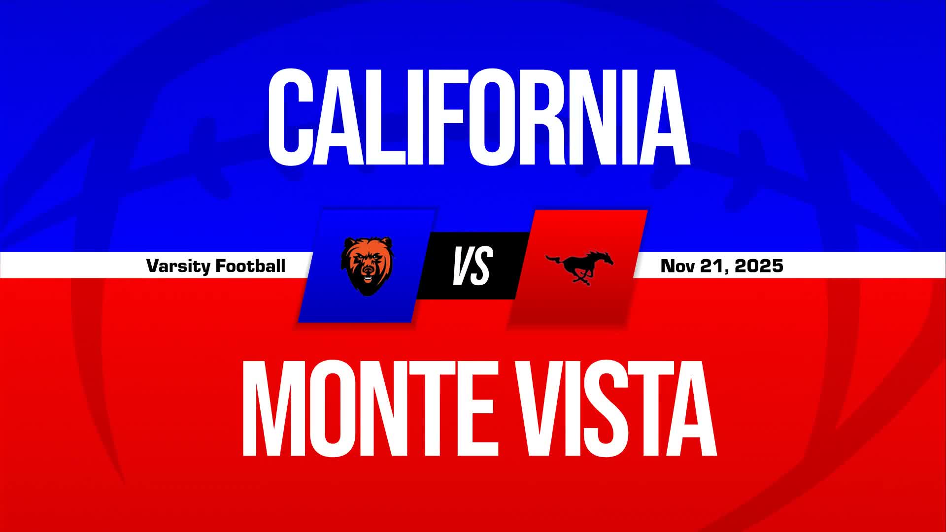 Football Game Preview: Monte Vista Mustangs vs. Clayton Valley Charter Ugly Eagles + How To Watch
