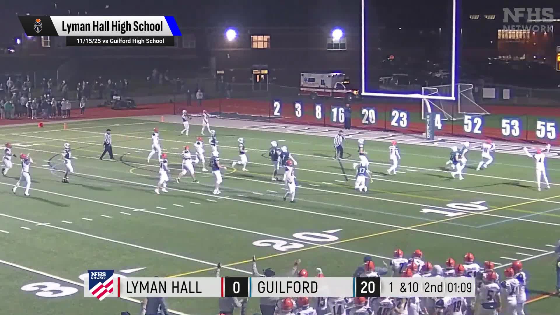 Football Recap: Sheehan Skates Past Lyman Hall with Ease