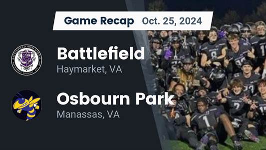 Football Recap: Battlefield Beats Osbourn for Their Ninth Straight  Win