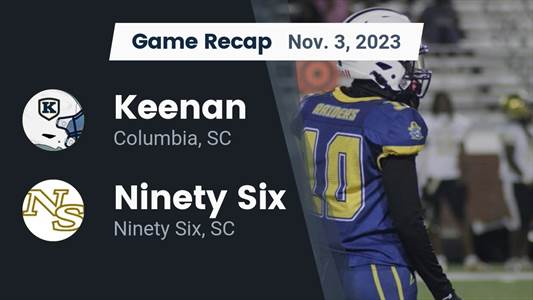 Football Game Recap: Ninety Six Wildcats vs. Keenan Raiders