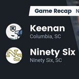 Football Game Recap: Ninety Six Wildcats vs. Keenan Raiders