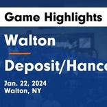 Basketball Game Recap: Deposit-Hancock vs. Walton Warriors