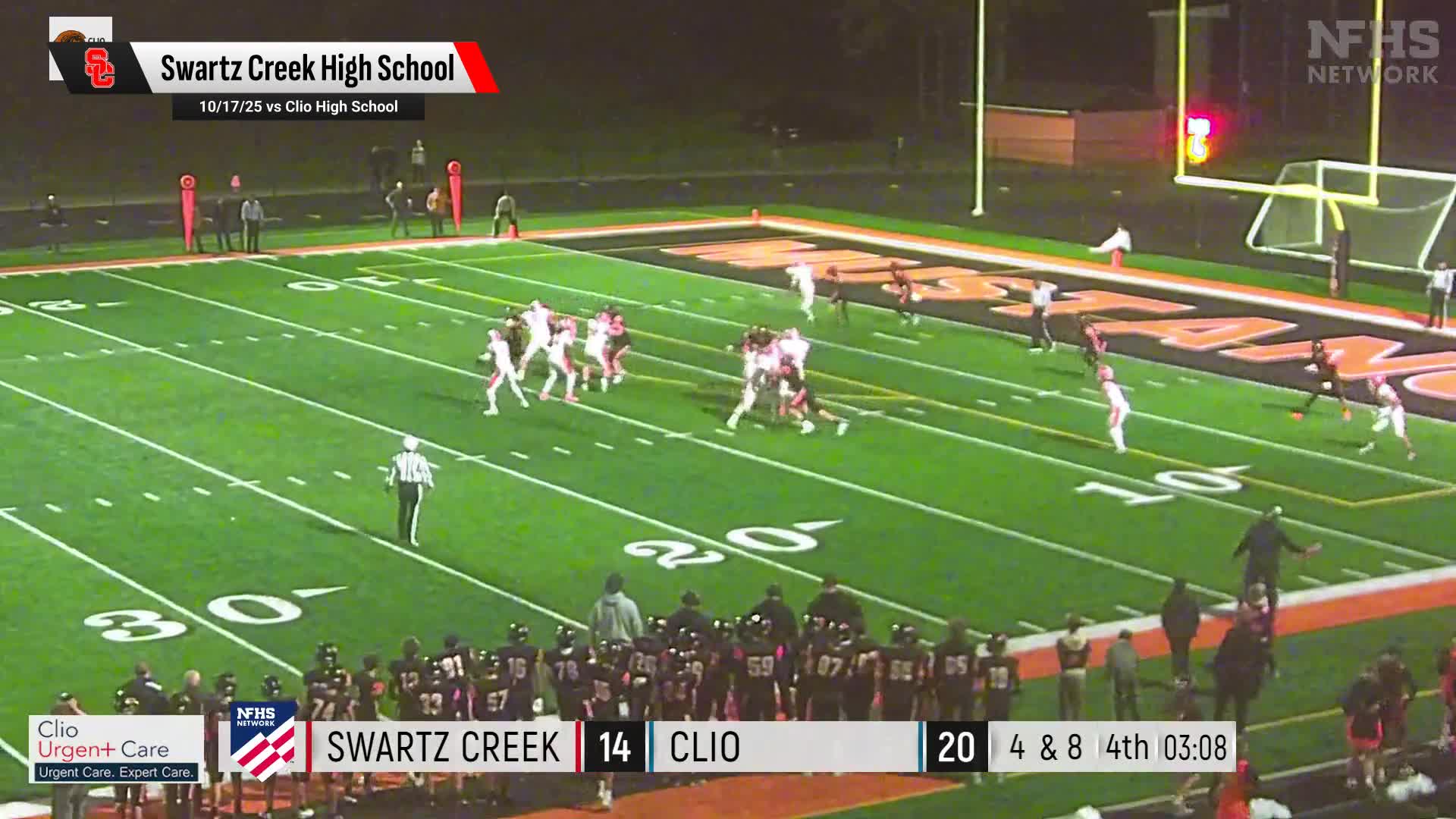 Football Recap: Swartz Creek Wins Going Away Against Glenn + How To Watch