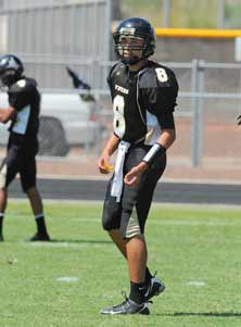 Steven Ruiz went big with 466passing yards, but it came in alosing effort for Verrado.