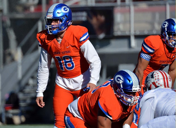 Gorman quarterback Tate Martell accounted for five touchdowns during the first half.