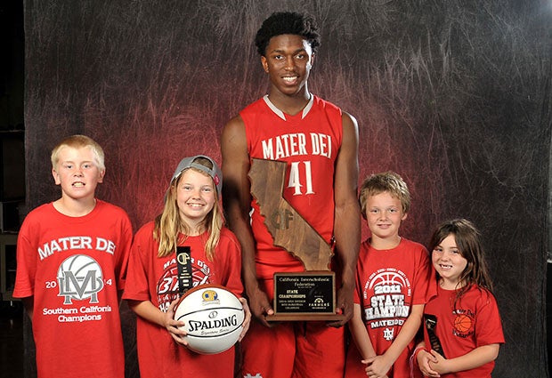 Everybody wanted a picture with Stanley Johnson after he led Mater Dei to its fourth consecutive state title in 2014.