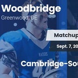 Football Game Recap: Woodbridge vs. Cambridge-South Dorchester