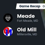 Football Game Recap: Meade Mustangs vs. Old Mill Patriots