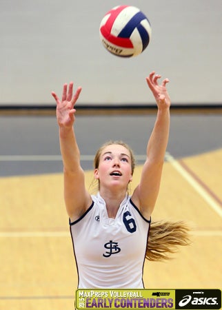 Jenna Gray averaged 7.3 assists per set last season.