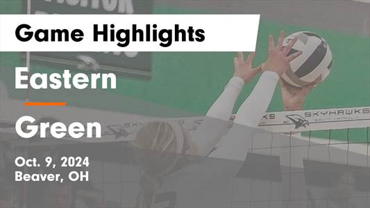Volleyball Recap: Eastern Wins Going Away Against Green