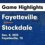 Stockdale has no trouble against Fayetteville