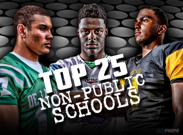 We've got a Top 25 for non-public schools. Check out this list of juggernauts.