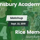 Football Game Recap: Rice Memorial vs. St. Johnsbury Academy