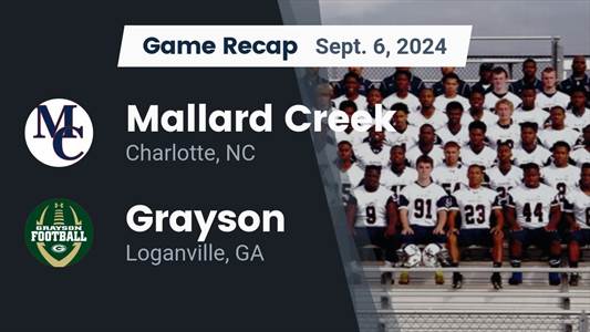 Grayson Rooks Football Recap: Grayson Wins High-Profile Match Against Mallard Creek