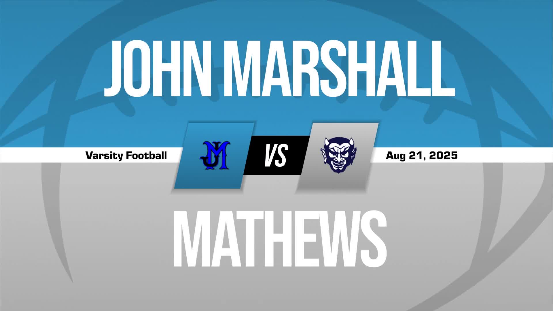 Football Recap: John Marshall Comes Up Short  at Home Against Fr