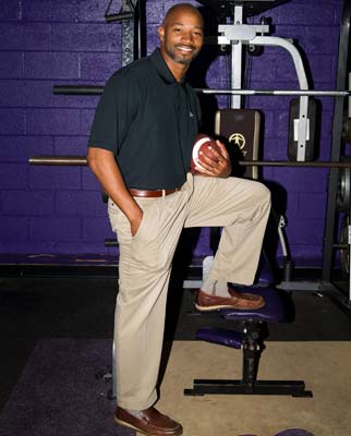 Head coach Nathaniel Jones