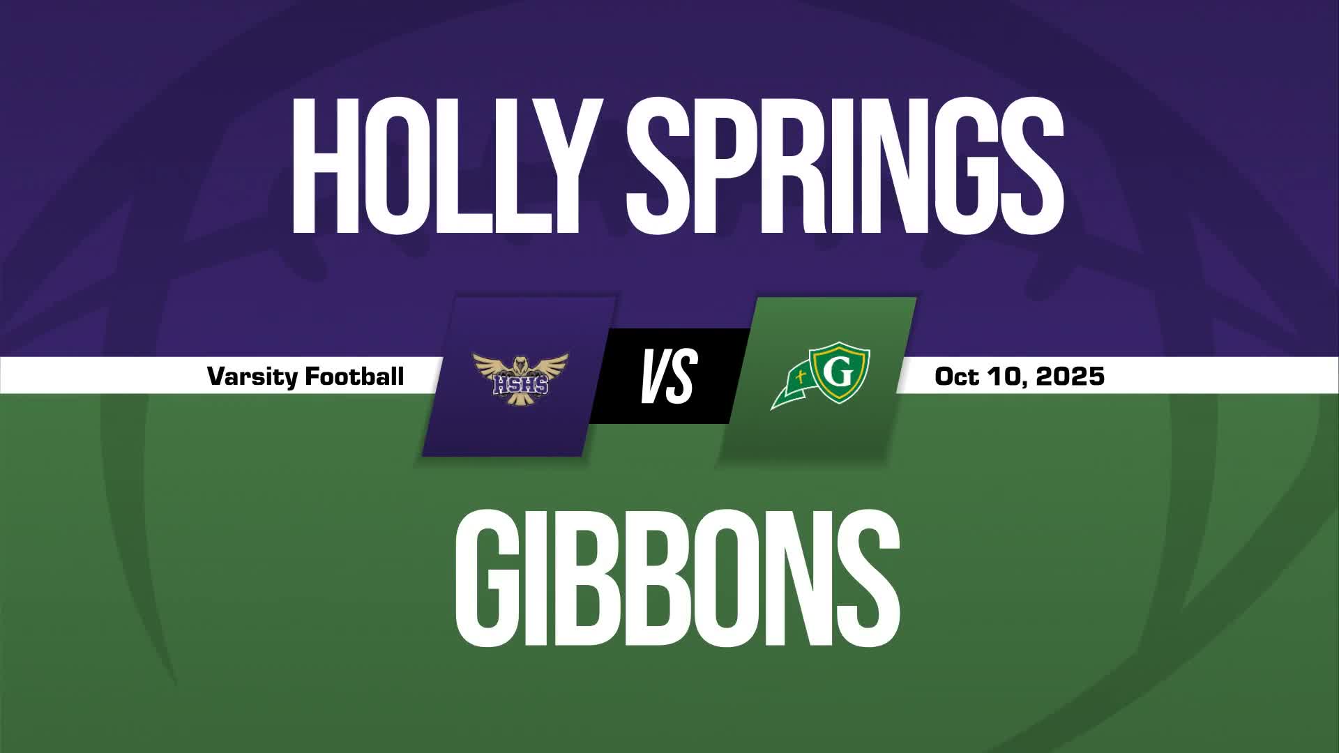Football Game Preview: Holly Springs Golden Hawks vs. Sanderson Spartans + How To Watch