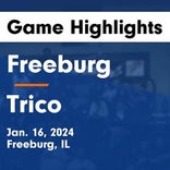 Freeburg falls despite strong effort from  Cole Stuart