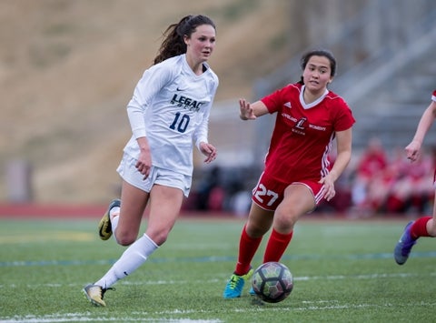 Senior Gracie Armstrong, 10, has helped Legacy move into the top 10 rankings. A player of the year candidate, Armstrong has tallied 15 goals and eight assists in a tough Class 5A Front Range League.