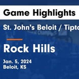 Basketball Game Preview: St. John's/Tipton Catholic Blujays vs. Sylvan-Lucas Mustangs